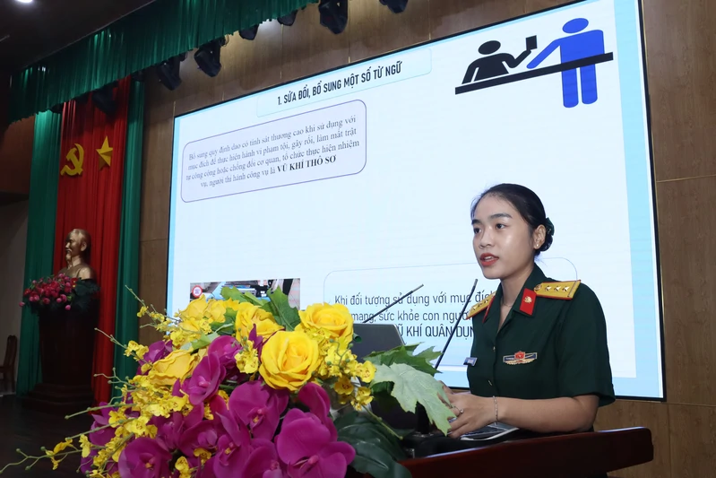 Viện Kiểm sát Quân sự Khu vực 73 tổ chức tuyên truyền phổ biến pháp luật