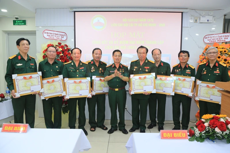 Liên chi hội chiến sĩ Thành cổ Quảng Trị họp mặt kỷ niệm ngày thành lập