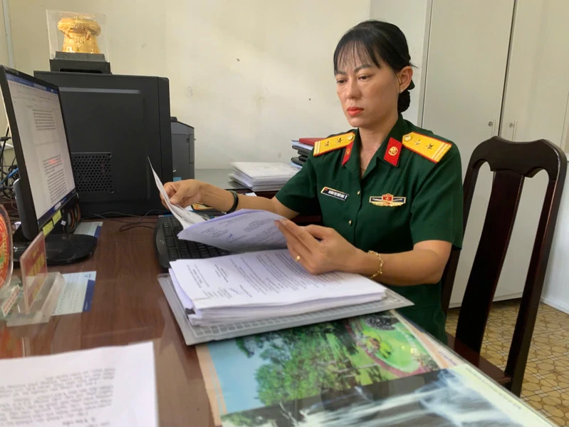 Trung tá Hoàng Thị Thúy Hoa: Tích cực với phong trào, tận tâm với nghiệp vụ