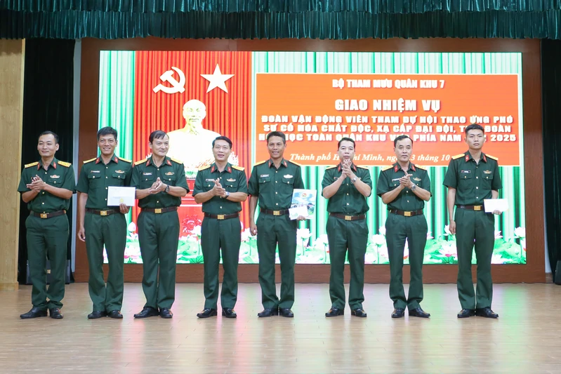 Đoàn vận động viên Quân khu sẵn sàng Hội thao ứng phó sự cố hóa chất độc, xạ cấp đại hội, tiểu đoàn hóa học toàn quân