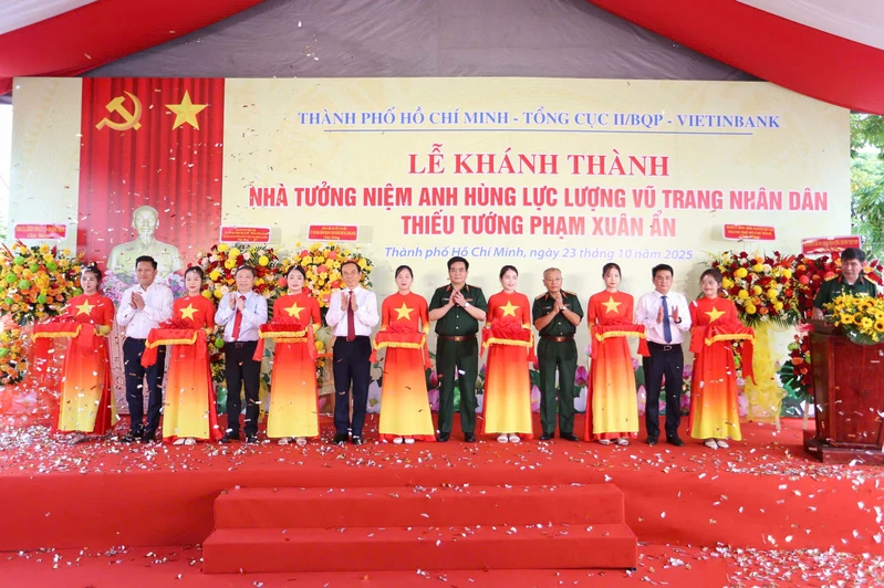 Khánh thành Nhà tưởng niệm Thiếu tướng, Anh hùng Lực lượng vũ trang nhân dân Phạm Xuân Ẩn