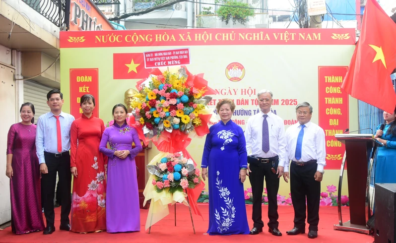 Khu phố 15, phường Tân Hòa tổ chức Ngày hội Đại đoàn kết toàn dân tộc năm 2025