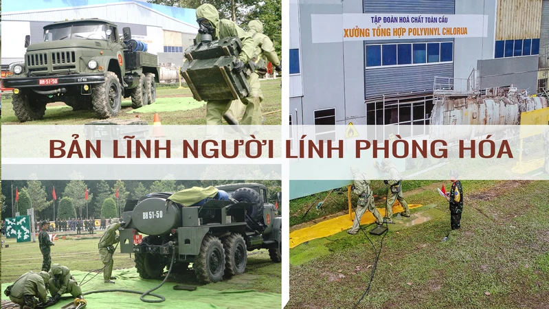 Bản lĩnh người lính Phòng hóa