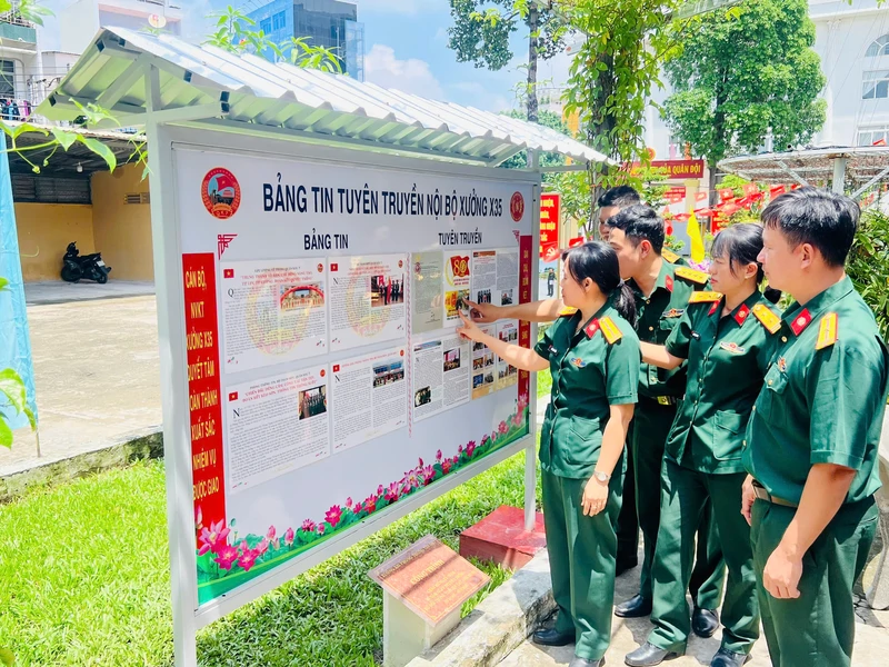 Xưởng Thông tin X35 sôi nổi hoạt động chào mừng kỷ niệm 80 năm Ngày truyền thống Bộ đội Thông tin liên lạc