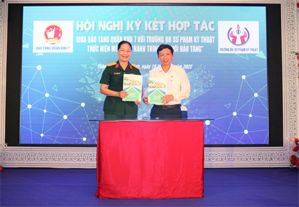 Bảo tàng Quân khu 7 tăng cường hoạt động ký kết hợp tác