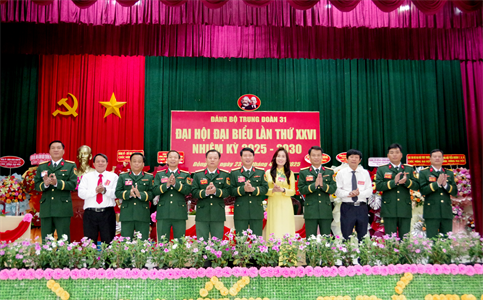​Đảng bộ Trung đoàn 31, Sư đoàn 309 tổ chức thành công đại hội đại biểu lần thứ XXVI, nhiệm kỳ 2025 – 2030