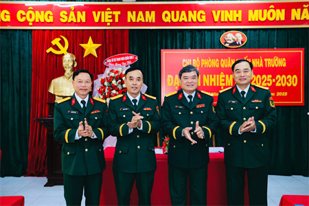 Chi bộ Phòng Quân huấn – Nhà trường tổ chức thành công Đại hội nhiệm kỳ 2025 – 2030.