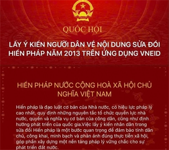 Cảnh giác âm mưu xuyên tạc lấy ý kiến sửa đổi Hiến pháp năm 2013
