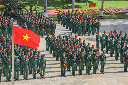 Sẵn sàng cho Lễ tuyên thệ chiến sĩ mới