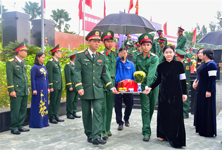 Đưa 89 hài cốt liệt sĩ an nghỉ trong lòng đất mẹ